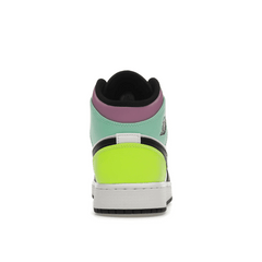 Air Jordan 1 Mid Pastel Black Toe - Sneakerzone