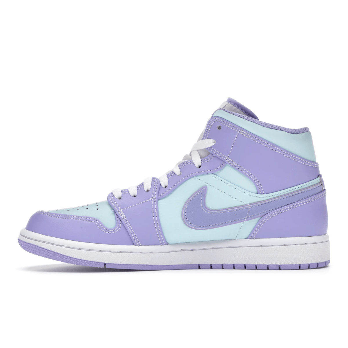 Air Jordan 1 Mid Purple Aqua - Sneakerzone