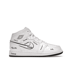 Air Jordan 1 Mid Schematic - Sneakerzone