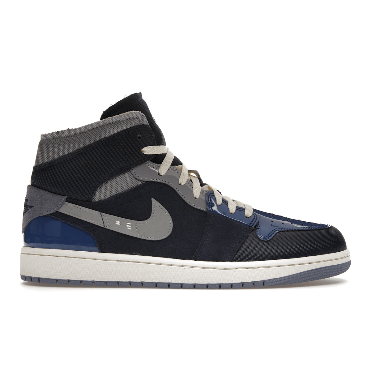 Air Jordan 1 Mid SE Craft Obsidian French Blue Ashen Slate White - Sneakerzone