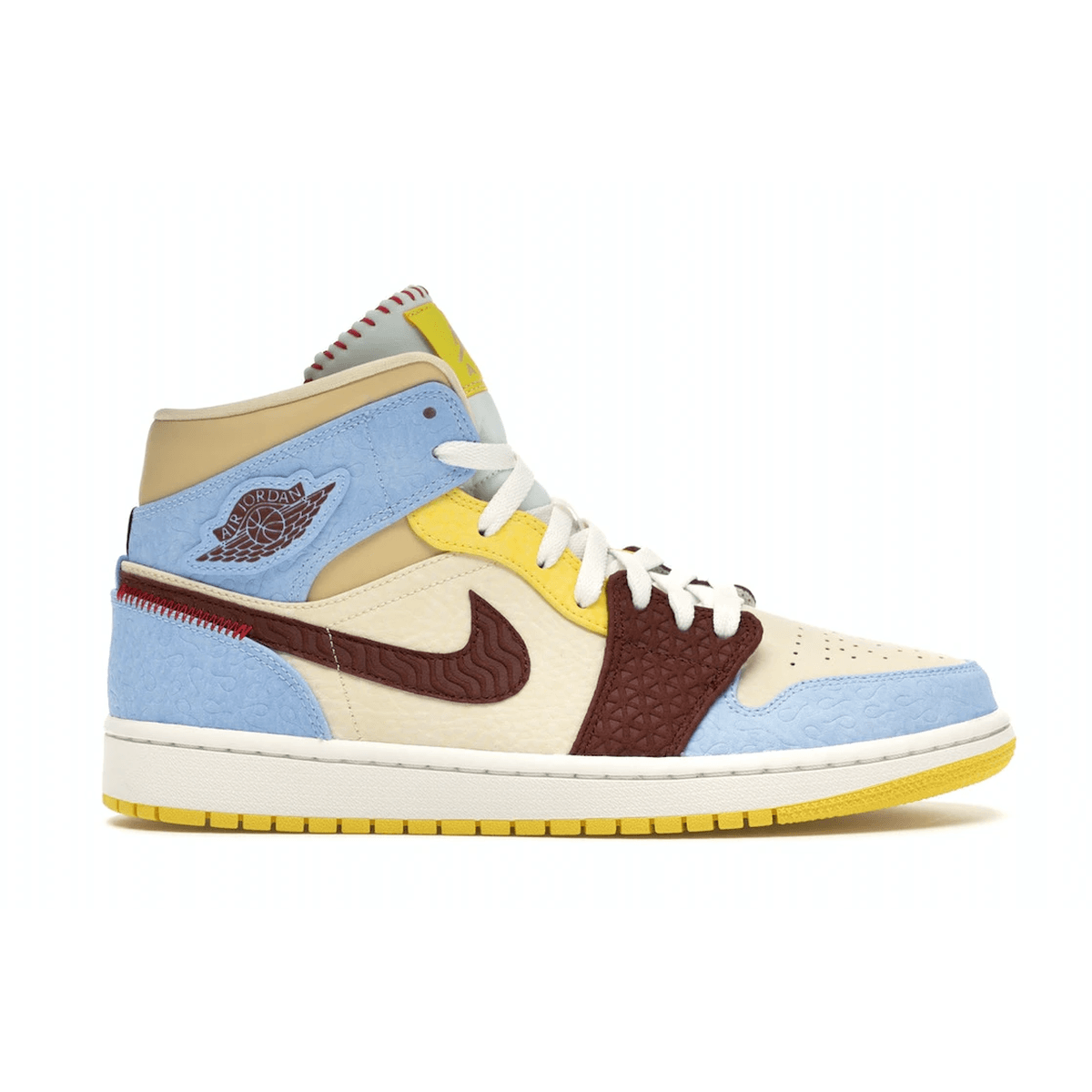 Air Jordan 1 Mid SE Fearless Maison Chateau Rouge - Sneakerzone