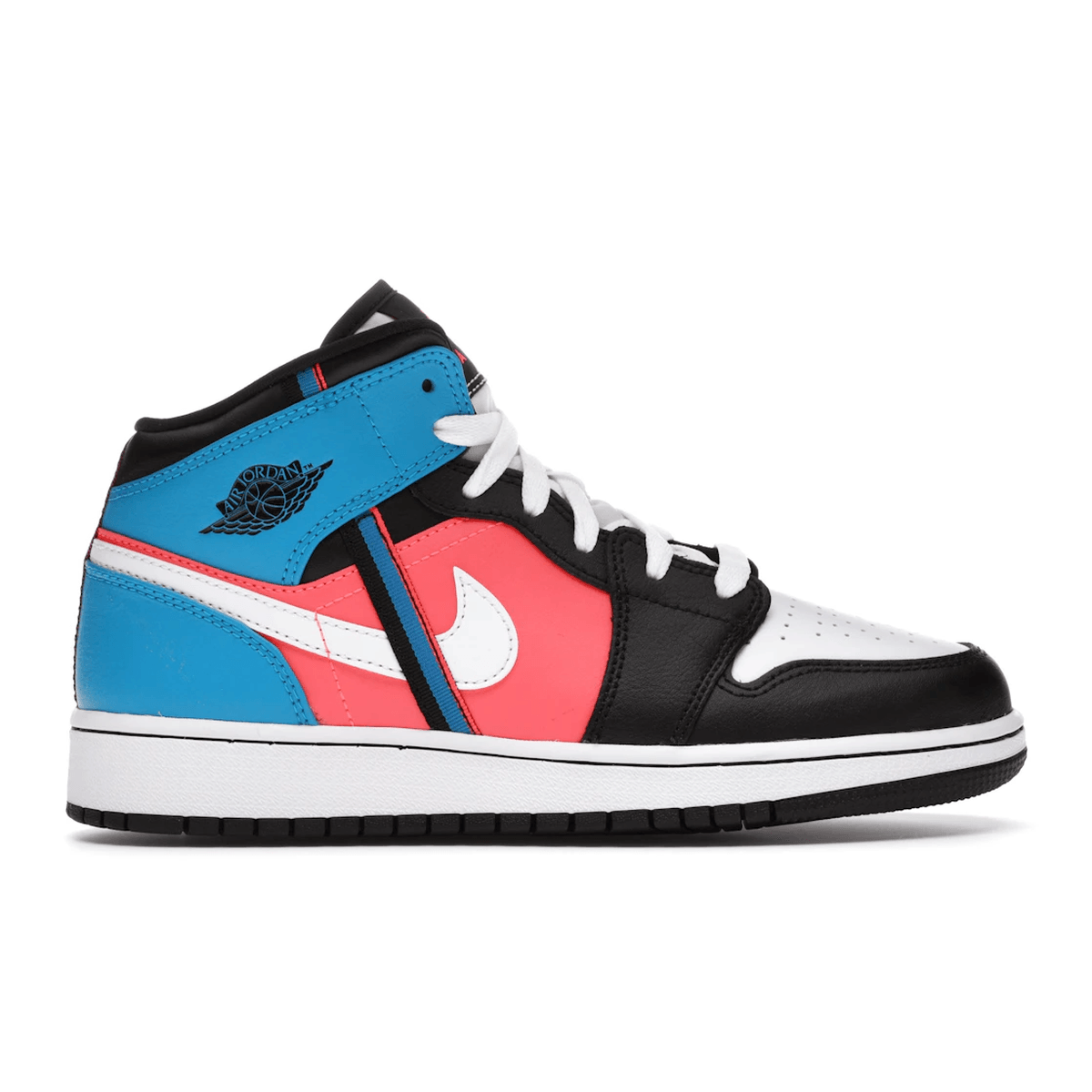 Air Jordan 1 Mid Tri Color Ribbons - Sneakerzone