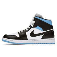 Air Jordan 1 Mid University Black White - Sneakerzone