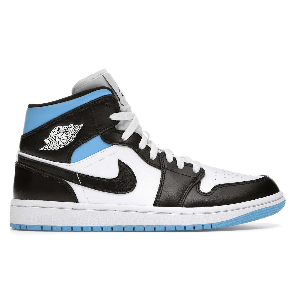 Air Jordan 1 Mid University Black White - Sneakerzone