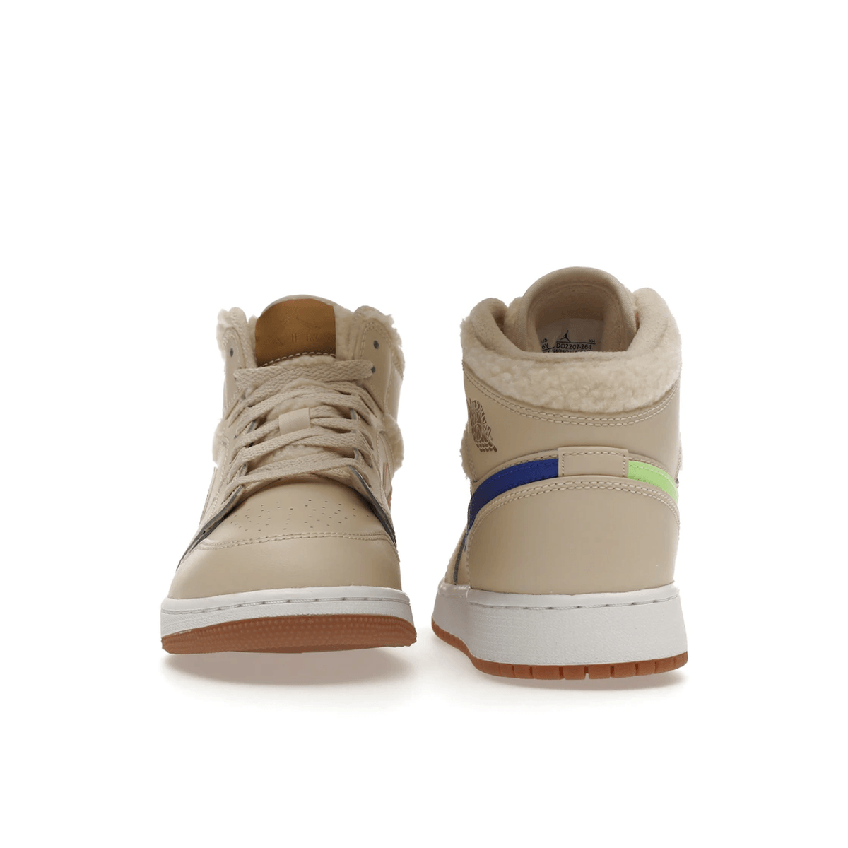 Air Jordan 1 Mid Utility Fleece Pearl White - Sneakerzone