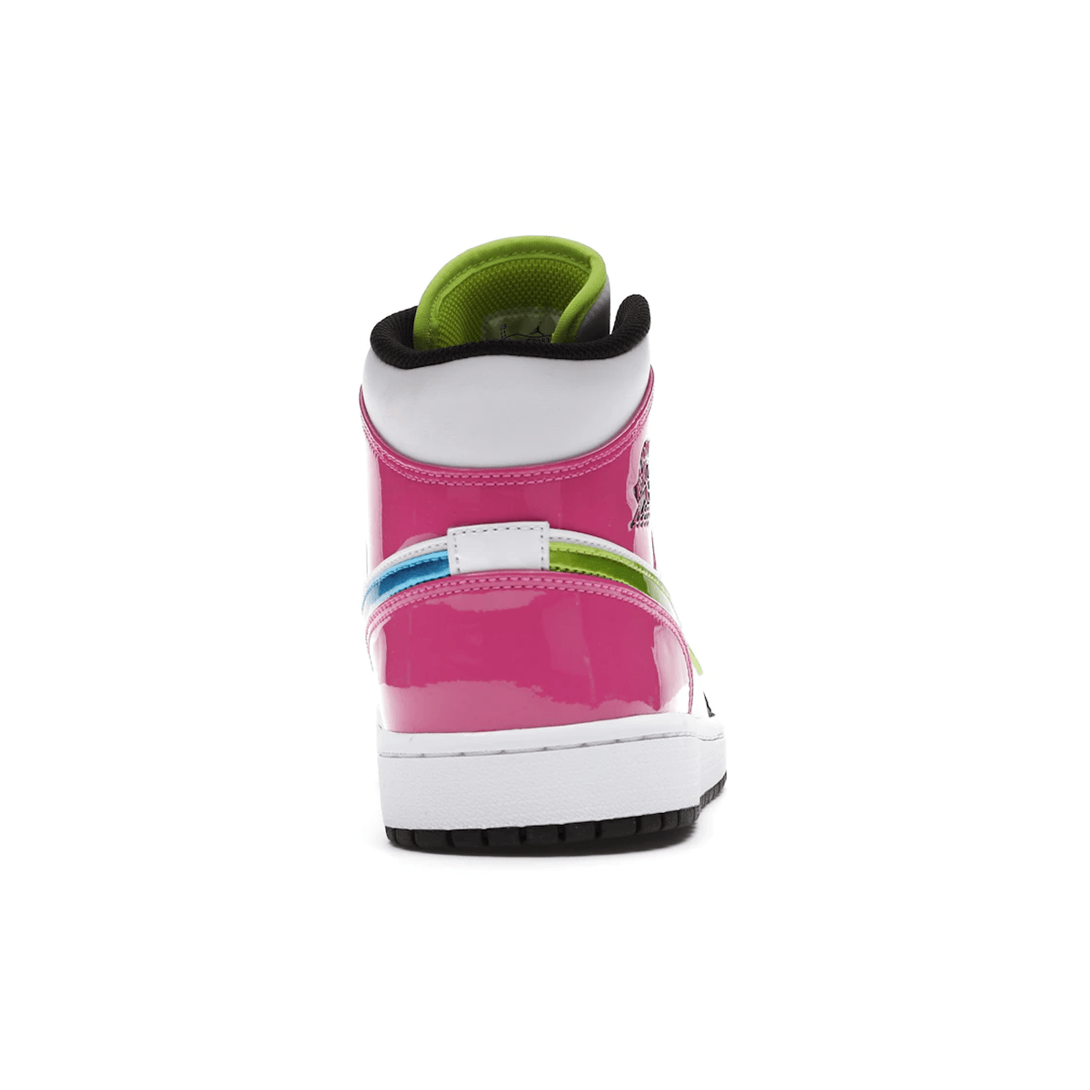 Air Jordan 1 Mid White Black Cyber Pink - Sneakerzone