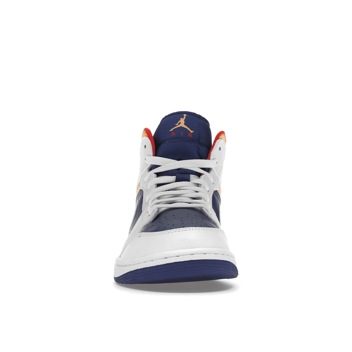 Air Jordan 1 Mid White Laser Orange Deep Royal Blue secondary image