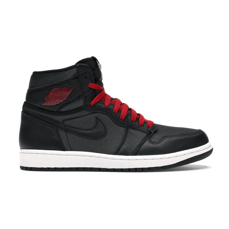 Air Jordan 1 Retro High Black Satin Gym Red product image