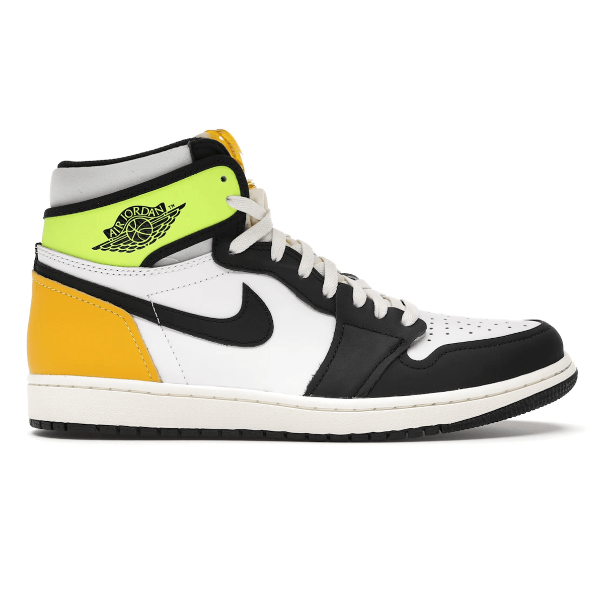 Air Jordan 1 Retro High White Black Volt University Gold - Sneakerzone