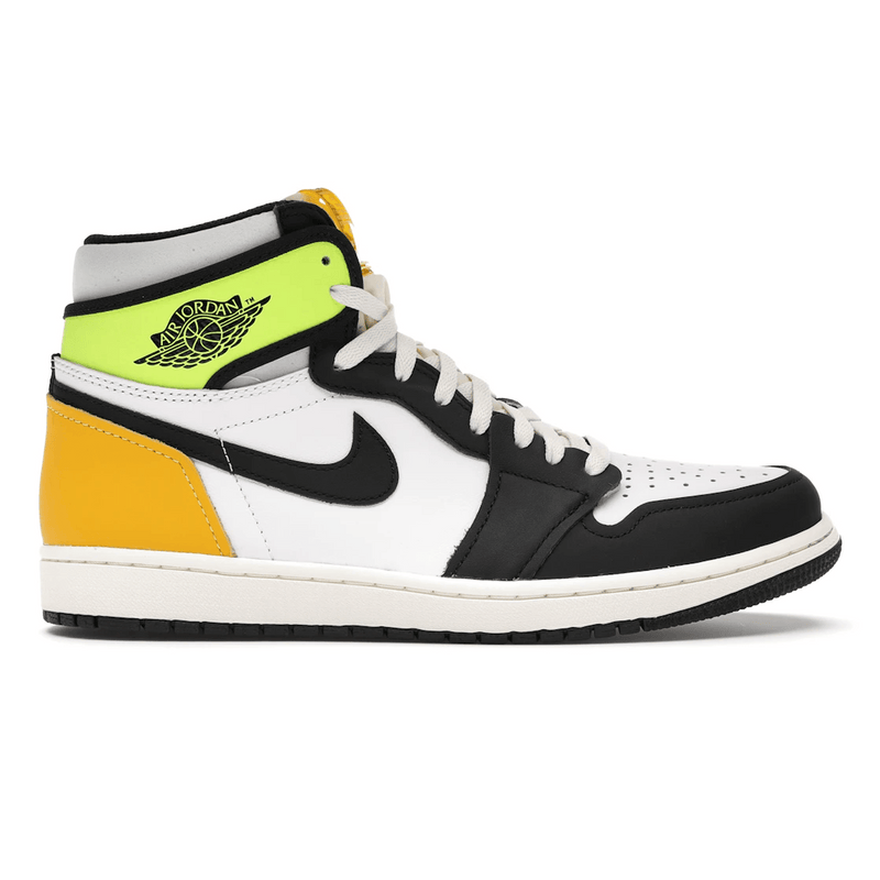 Air Jordan 1 Retro High White Black Volt University Gold product image