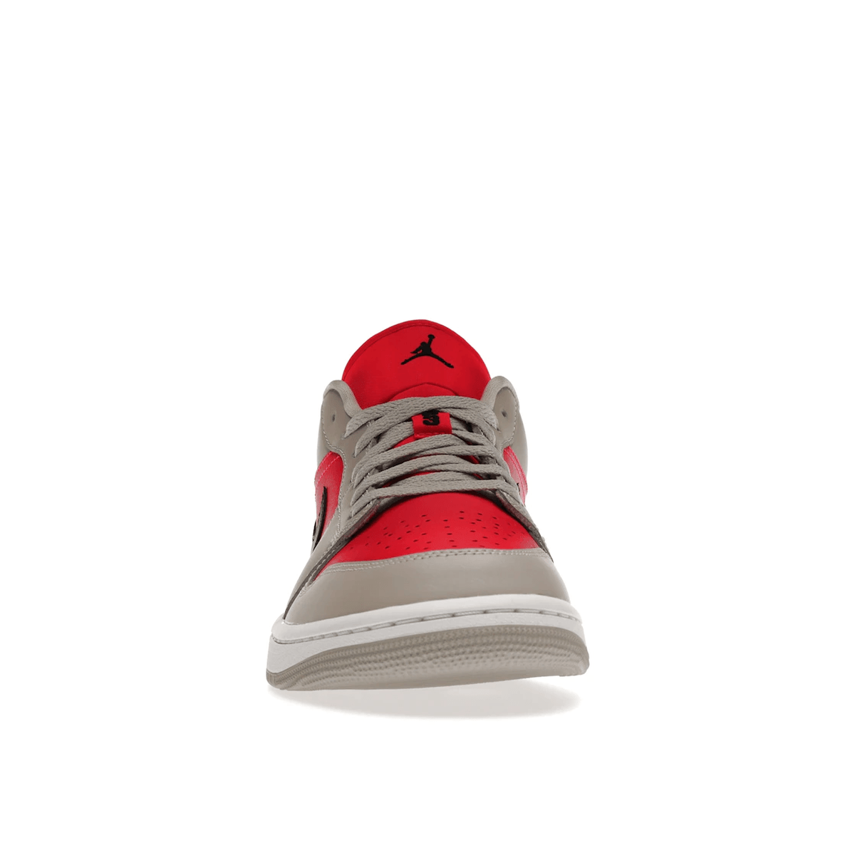 Air Jordan 1 Retro Low Light Iron Ore Siren Red - Sneakerzone