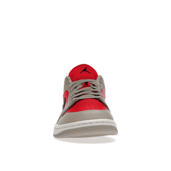 Air Jordan 1 Retro Low Light Iron Ore Siren Red - Sneakerzone