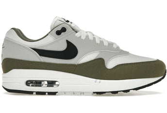 Nike Air Max 1 White Black Medium Olive
