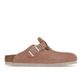 Birkenstock Boston Soft Footbed Suede Pink Clay (Narrow Fit) - Sneakerzone