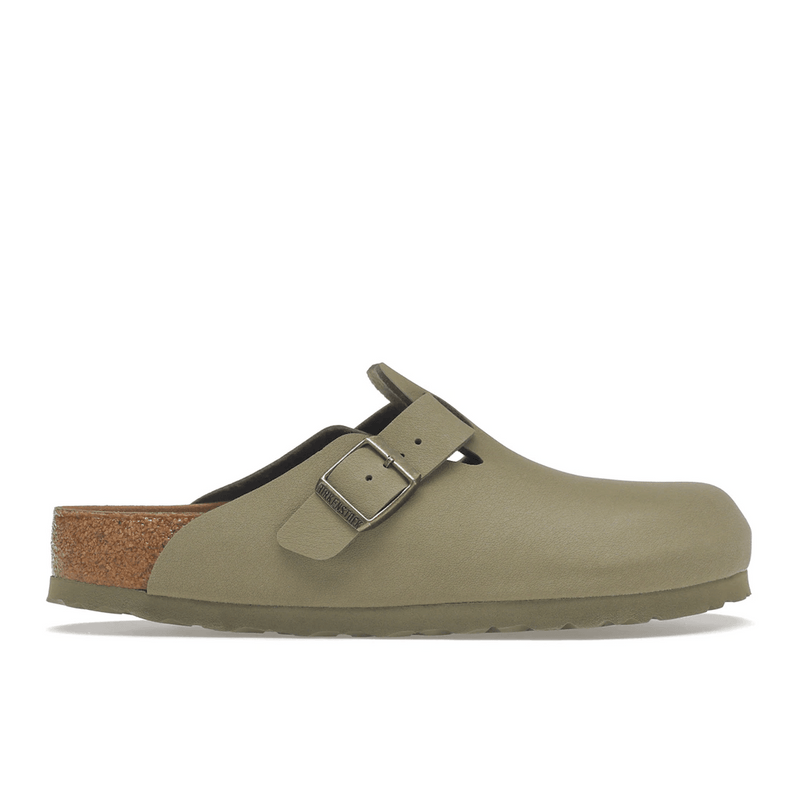 Birkenstock Boston Vegan Birkibuc Khaki product image