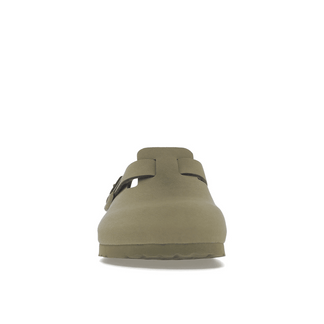 Birkenstock Boston Vegan Birkibuc Khaki - Sneakerzone