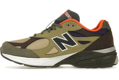 New Balance 990v3 MiUSA Teddy Santis Khaki Orange - Sneakerzone