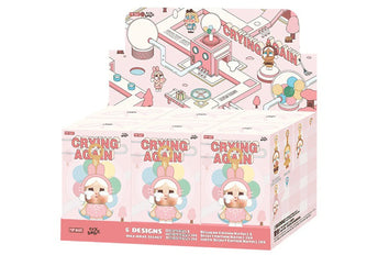Pop Mart CryBaby Crying Again Series Vinyl Face Plush Sealed Case