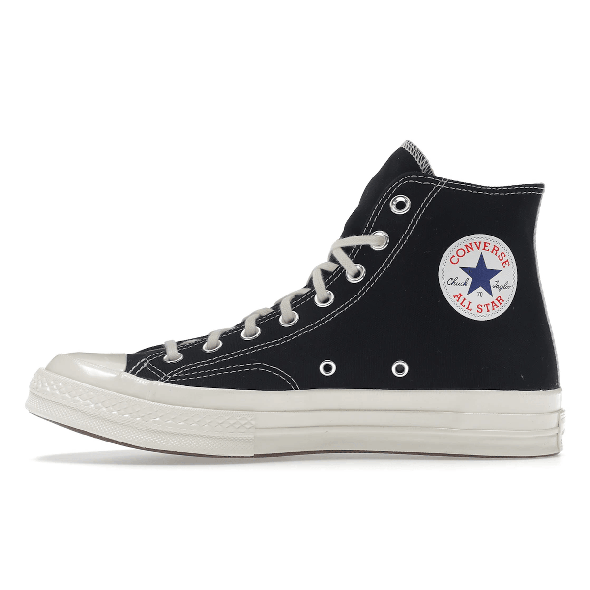 Converse Chuck Taylor All Star 70 Hi Comme des Garcons PLAY Black - Sneakerzone