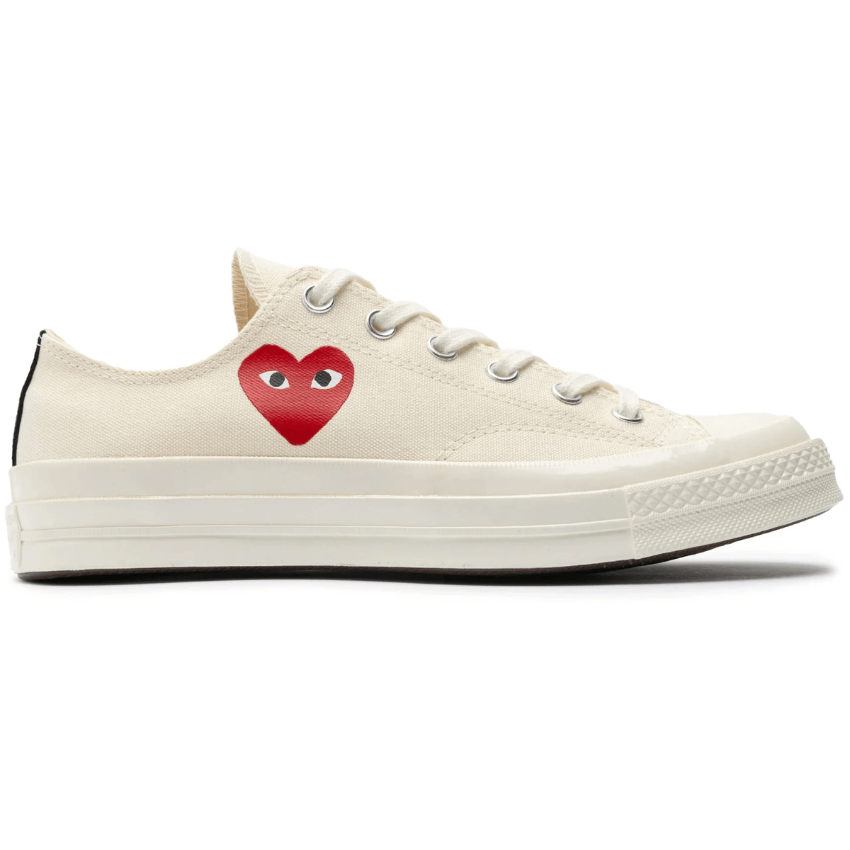 Converse Chuck Taylor All Star 70 Ox Comme des Garcons PLAY Single Heart Milk - Sneakerzone