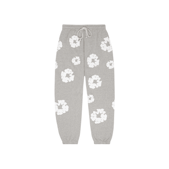 Denim Tears The Cotton Wreath Sweatpants Grey - Sneakerzone