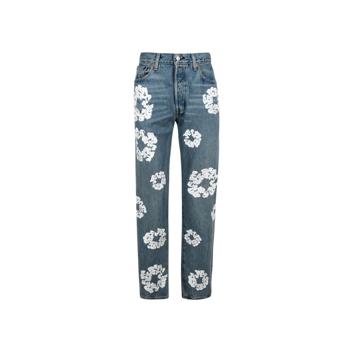 Denim Tears x Levi's Cotton Wreath Jean Light Wash - Sneakerzone