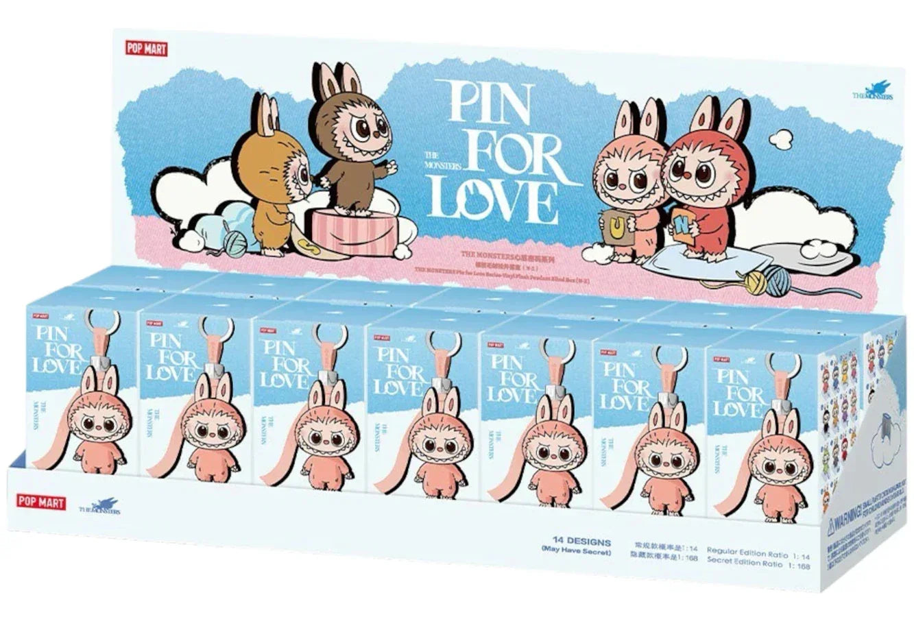 Labubu Pin for Love Sealed Case (N-Z) - Sneakerzone