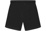 Fear of God Essentials Cream Drawstring Sweatshort Jet Black - Sneakerzone