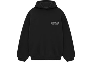 Fear of God Essentials Fleece Hoodie Black - Sneakerzone