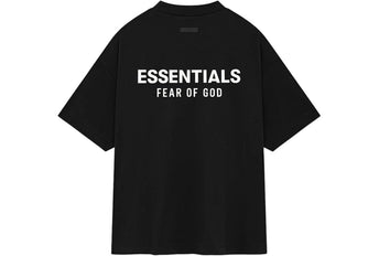 Fear of God Essentials Jersey Crewneck T-Shirt Black - Sneakerzone
