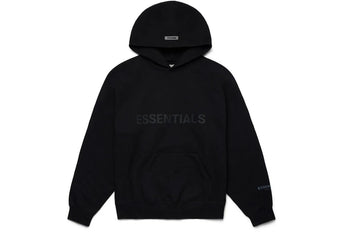Fear of God Essentials Pullover Hoodie Applique Logo Dark Slate/Stretch Limo/Black - Sneakerzone