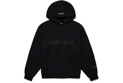 Fear of God Essentials Pullover Hoodie Applique Logo Dark Slate/Stretch Limo/Black - Sneakerzone