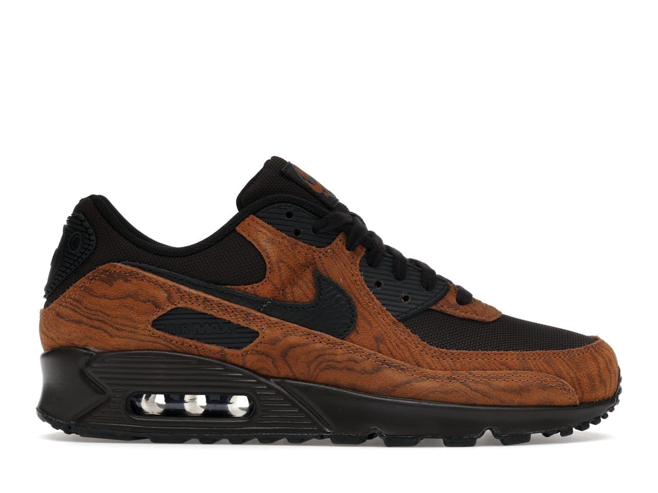 Nike Air Max 90 Premium Light British Tan Velvet Brown - Sneakerzone
