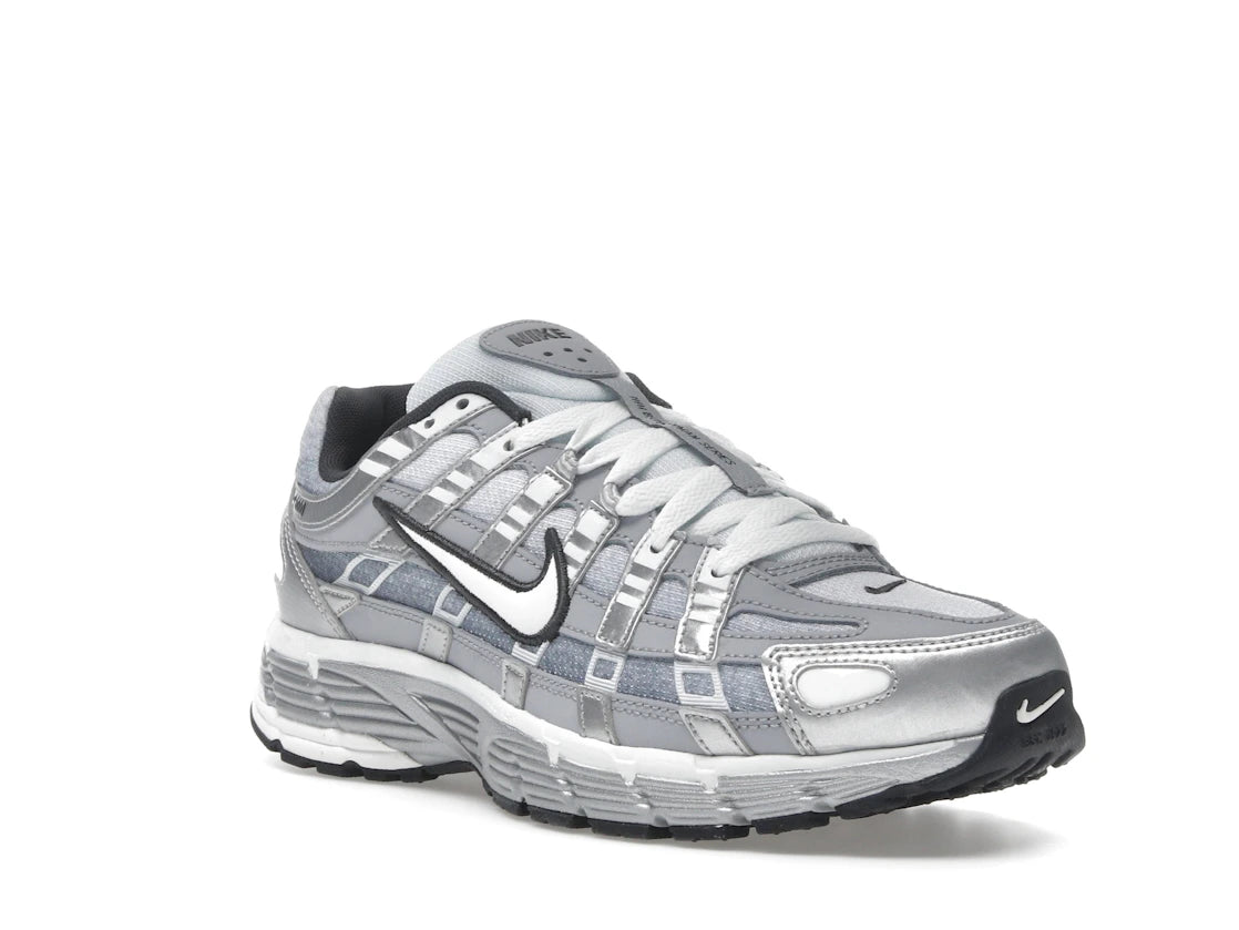 Nike P-6000 Metallic Silver Summit White-Wolf Grey