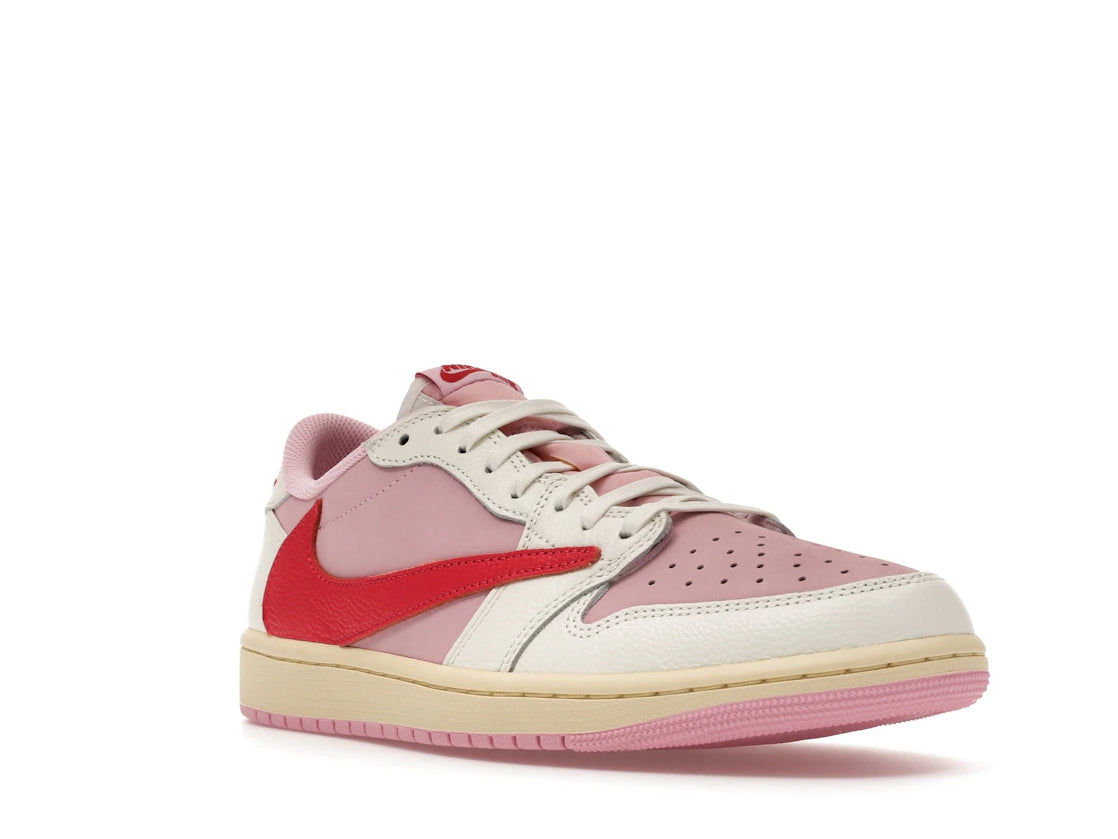 Air Jordan 1 Retro Low OG SP Travis Scott Sail Tropical Pink