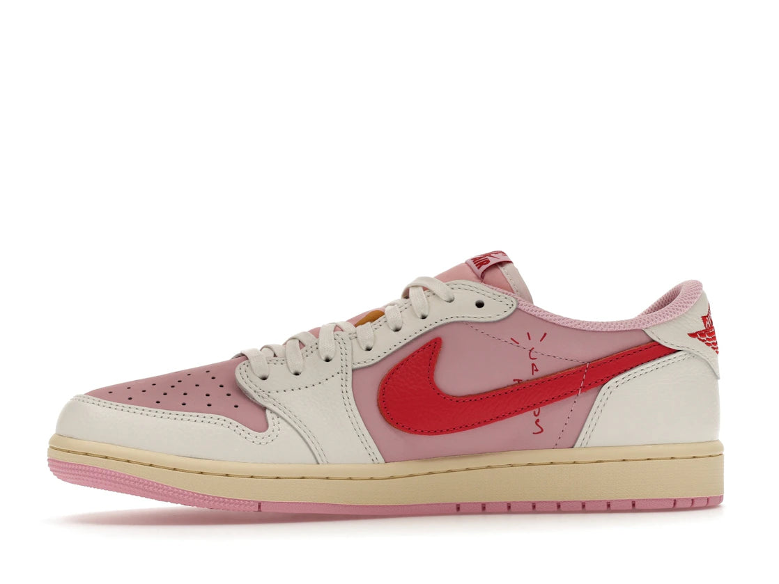 Air Jordan 1 Retro Low OG SP Travis Scott Sail Tropical Pink