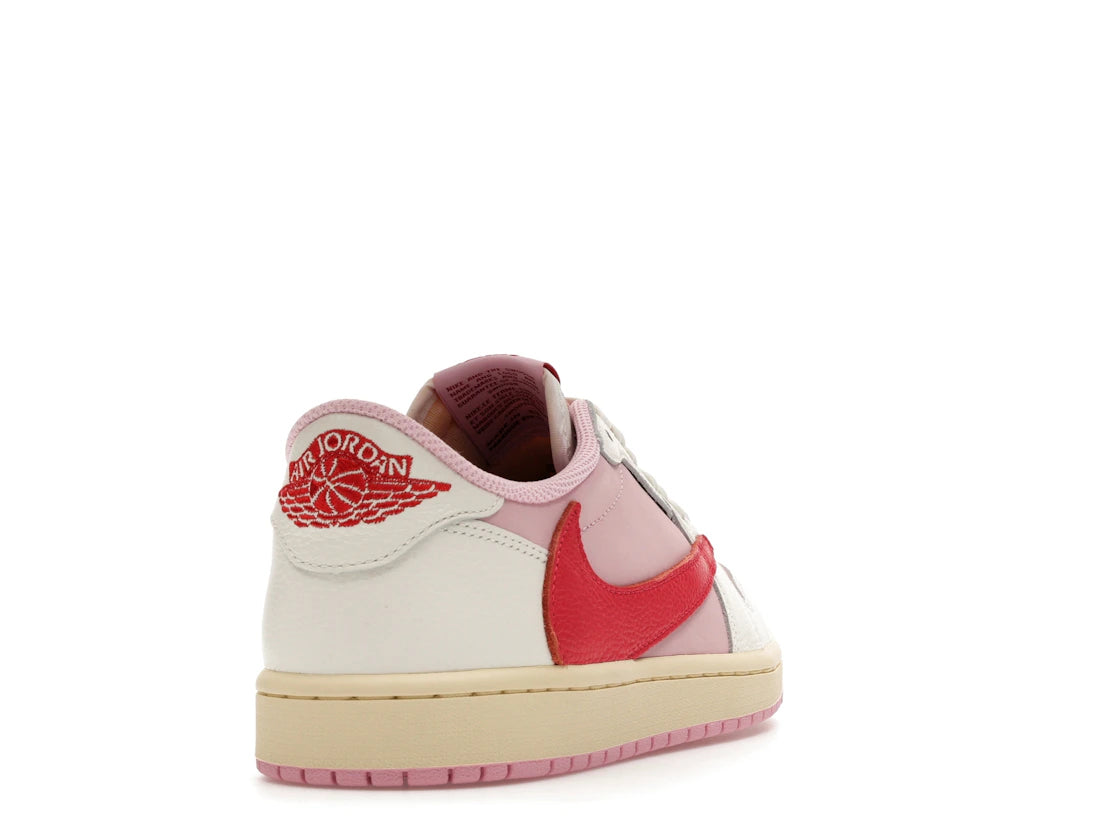 Air Jordan 1 Retro Low OG SP Travis Scott Sail Tropical Pink