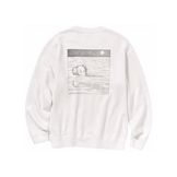 KAWS x Uniqlo Longsleeve Sweatshirt Off White - Sneakerzone