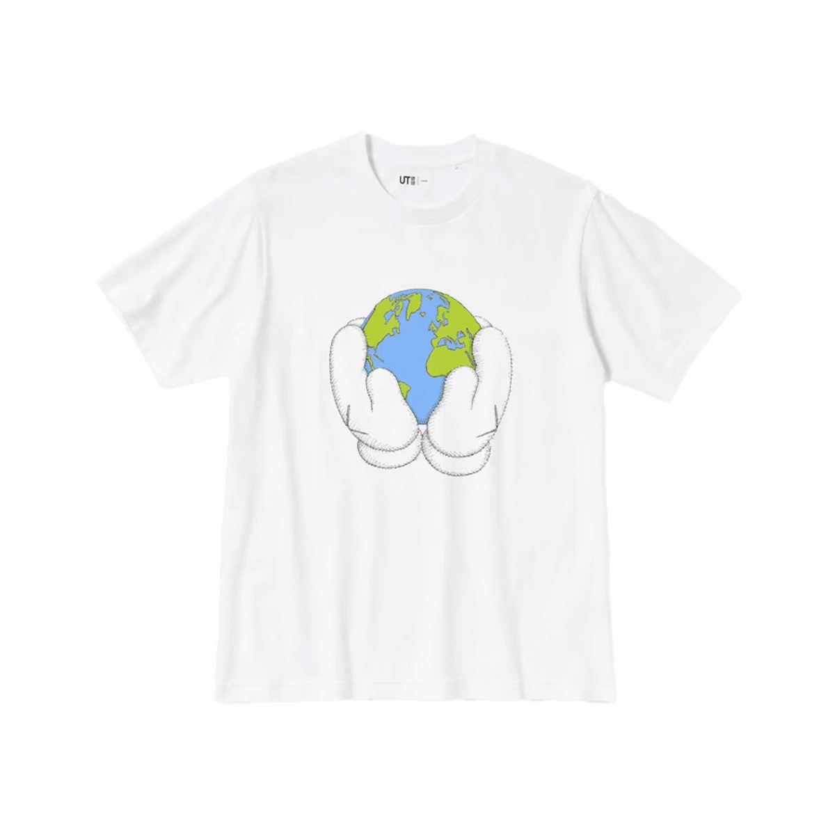 KAWS x Uniqlo Peace For All S/S Graphic T-shirt White - Sneakerzone