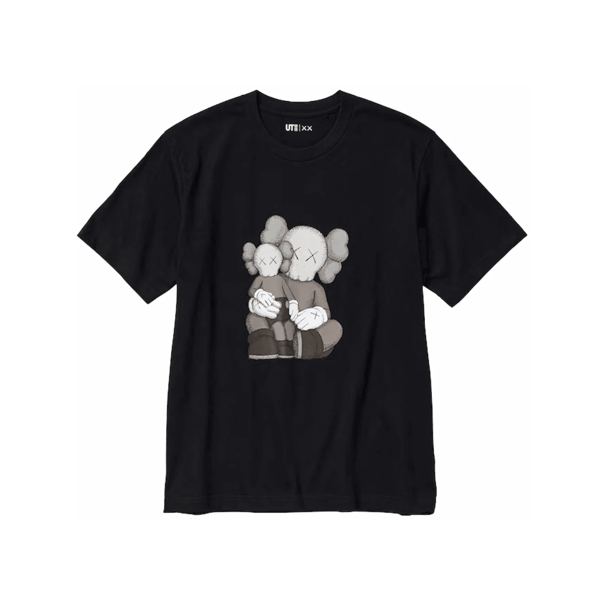 KAWS x Uniqlo UT Short Sleeve Graphic T-shirt Black - Sneakerzone