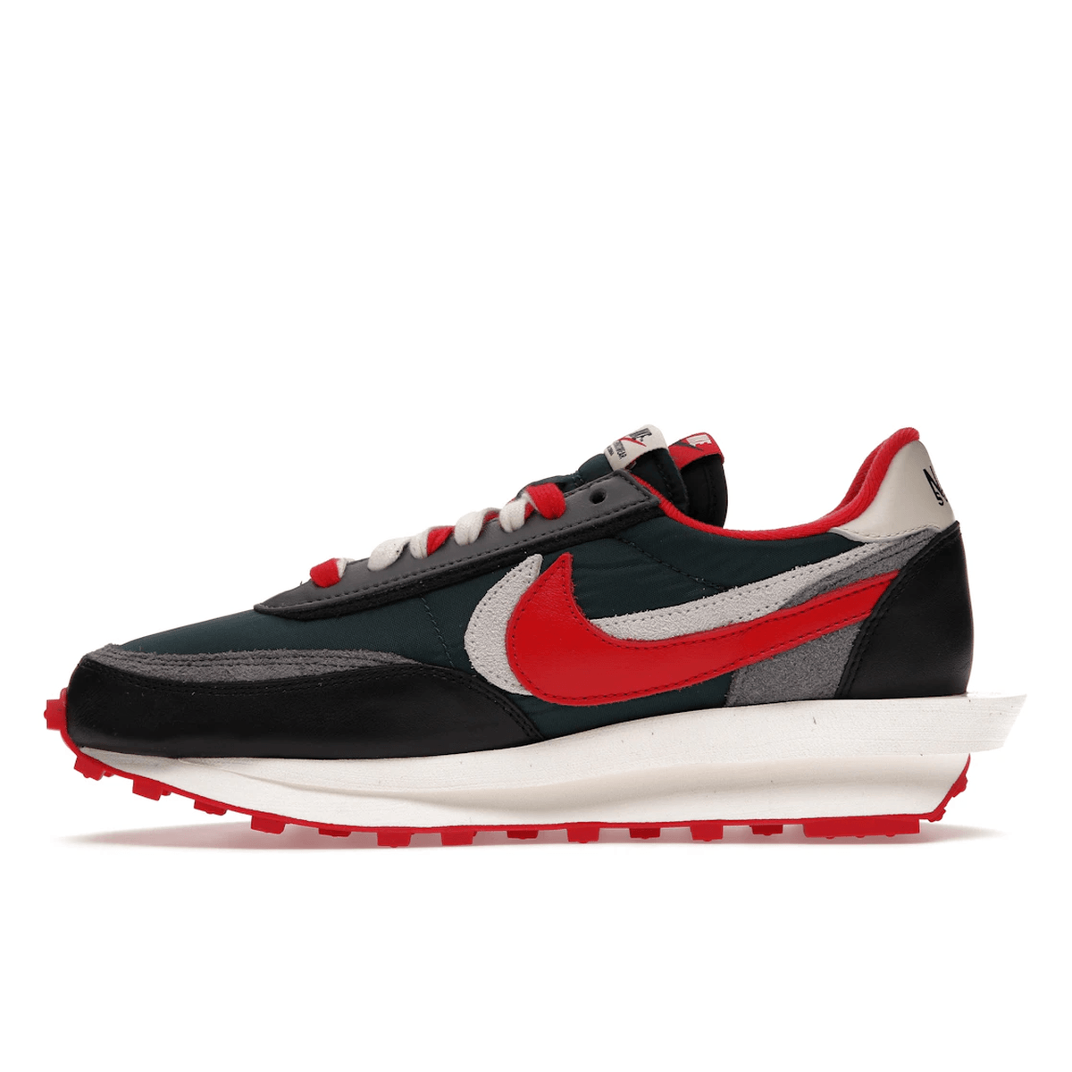 LD Waffle X Sacai X Undercover Midnight Spruce University Red - Sneakerzone