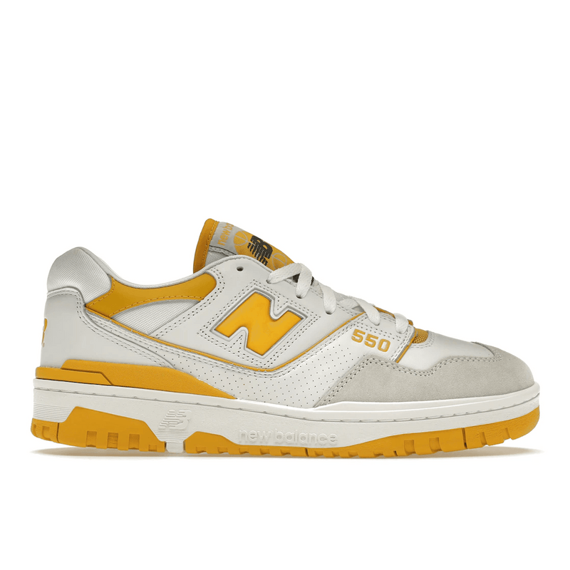 New Balance 550 Sea Salt Varsity Gold product image