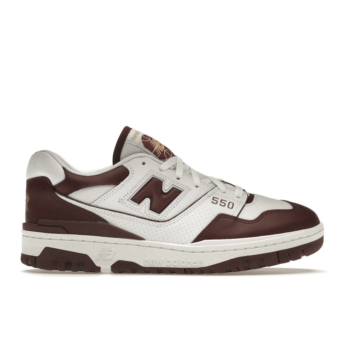 New Balance 550 White Burgundy - Sneakerzone