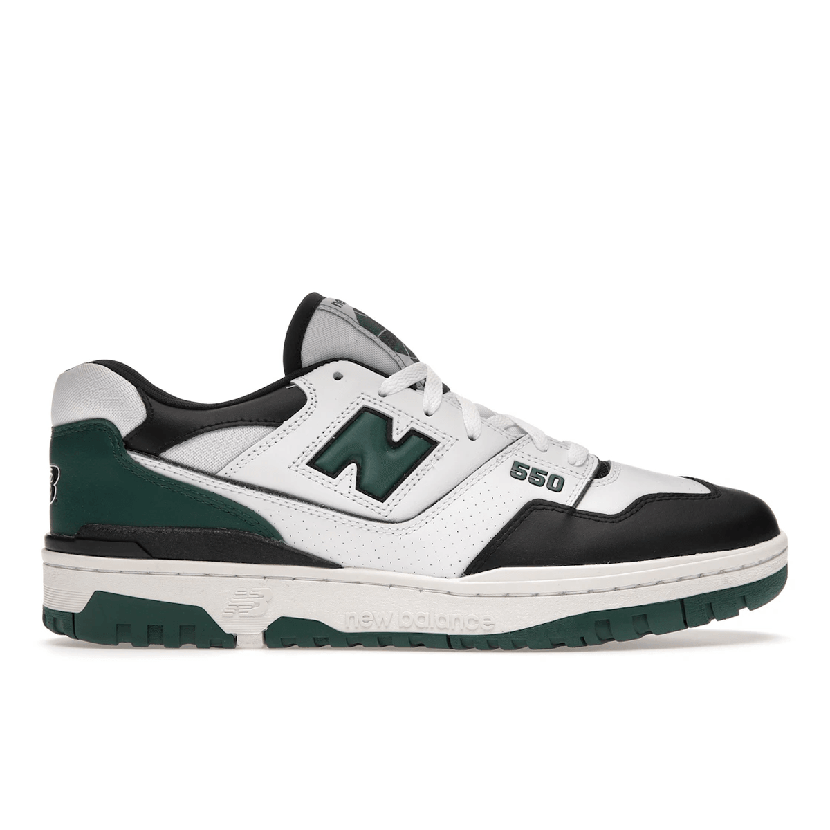 New Balance 550 White Green Black - Sneakerzone