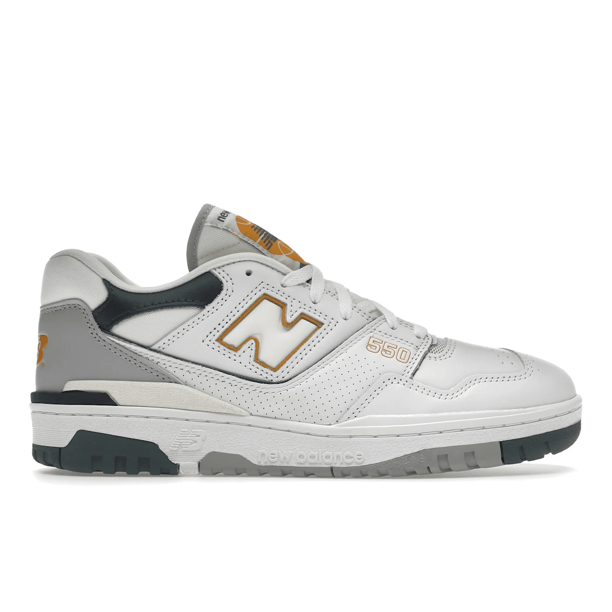 New Balance 550 White Nightwatch Green - Sneakerzone