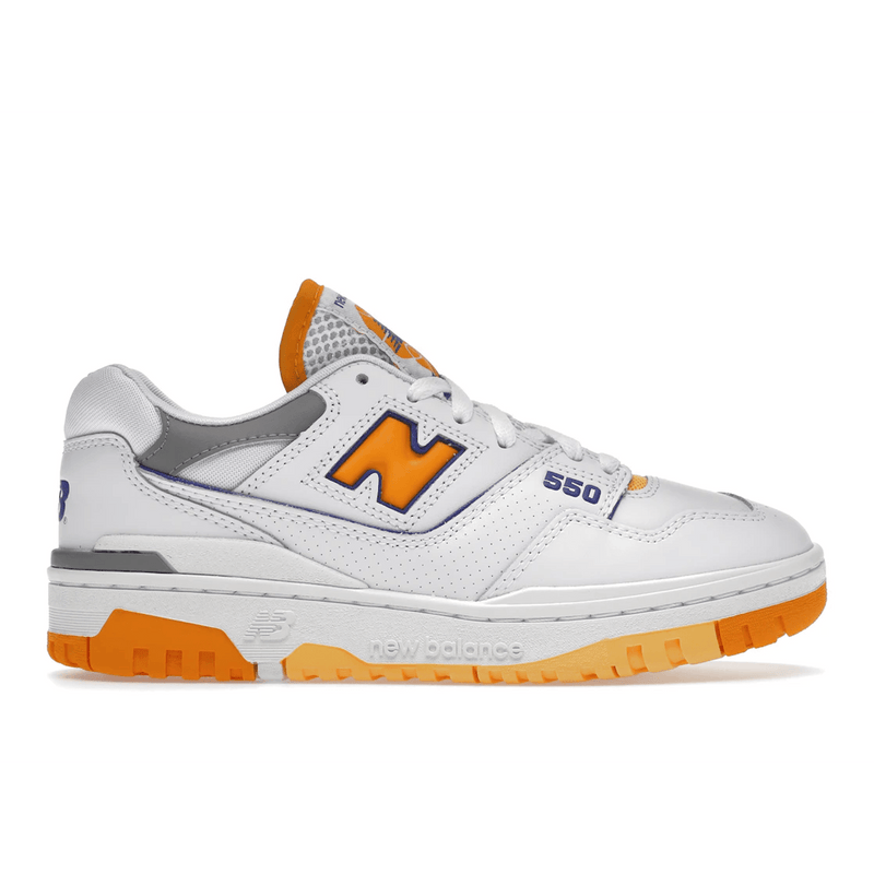 New Balance 550 White Vibrant Orange product image