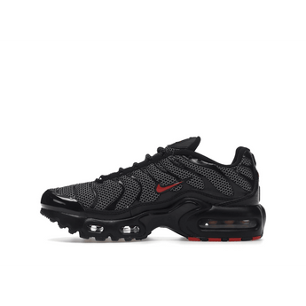 Nike Air Max Plus Black University Red Reflective Silver - Sneakerzone
