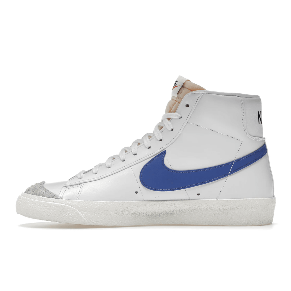Nike Blazer Mid 77 Vintage Mismatched Swoosh Blue Red - Sneakerzone