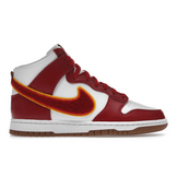 Nike Dunk High Chenille Swoosh White Gym Red - Sneakerzone