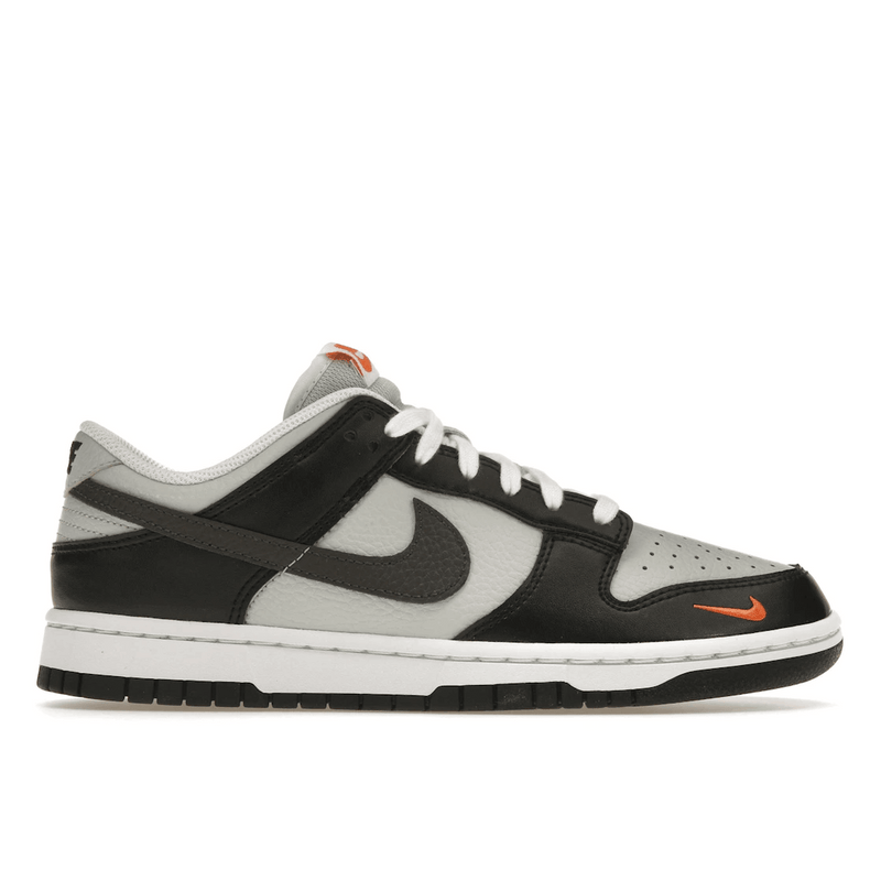 Nike Dunk Low Black Total Orange Mini Swoosh product image